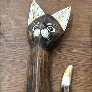 Wooden cat